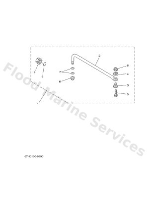 Diagram for STEERING GUIDE ATTACHMENT 1 DIRECTION GUIDE ACCESSOIRE 1
