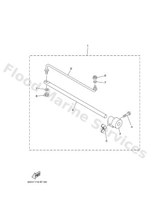 Diagram for FITTING KIT:STEERING FRICTION-70,90