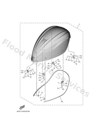 Diagram for TOP COWLING 2