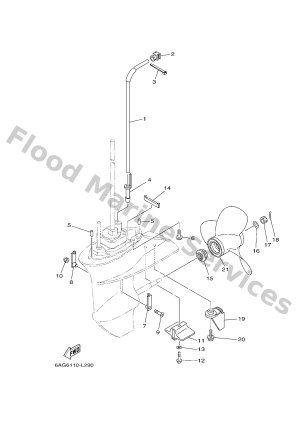 Diagram for LOWER CASING & DRIVE 2