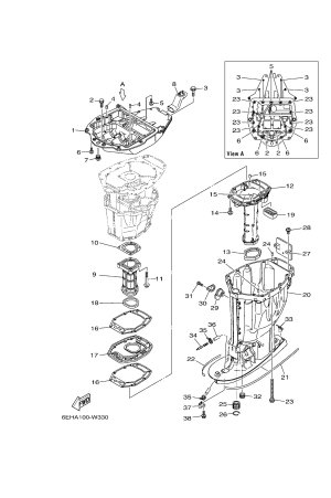 Diagram for UPPER CASING