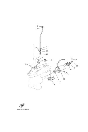 Diagram for LOWER CASING & DRIVE 2