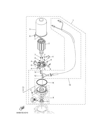 Diagram for POWER TRIM & TILT ASSY 2