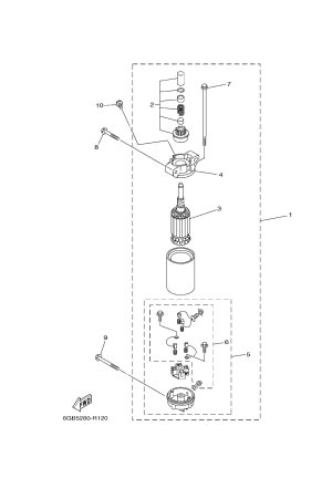 Diagram for STARTING MOTOR