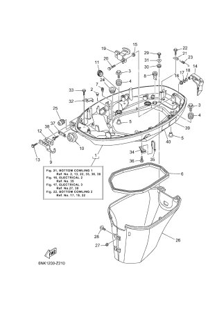 Diagram for BOTTOM COWLING 1