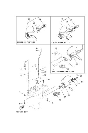 Diagram for LOWER CASING & DRIVE 2