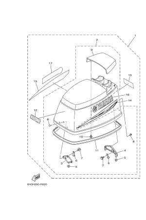 Diagram for TOP COWLING 1