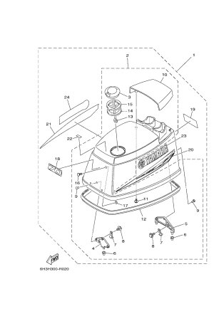 Diagram for TOP COWLING 2