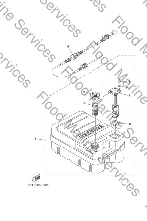 Diagram for FUEL TANK 1