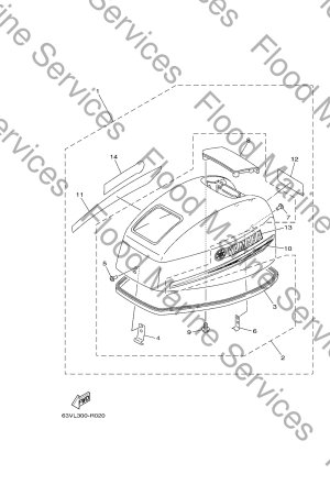 Diagram for TOP COWLING