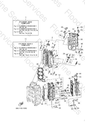 Diagram for CYLINDER & CRANKCASE 2