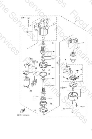 Diagram for STARTING MOTOR