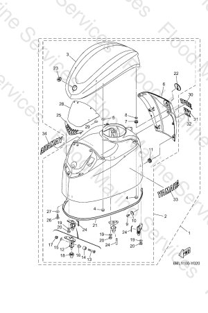Diagram for TOP COWLING