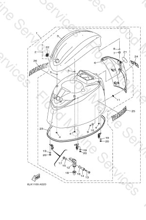 Diagram for TOP COWLING