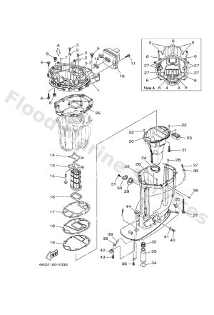Diagram for UPPER CASING