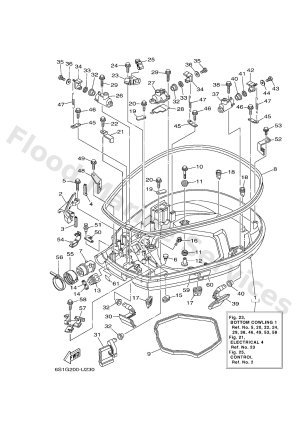 Diagram for BOTTOM COWLING 1