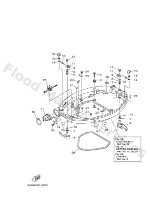Diagram for BOTTOM COWLING 1