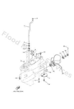 Diagram for LOWER CASING & DRIVE 2