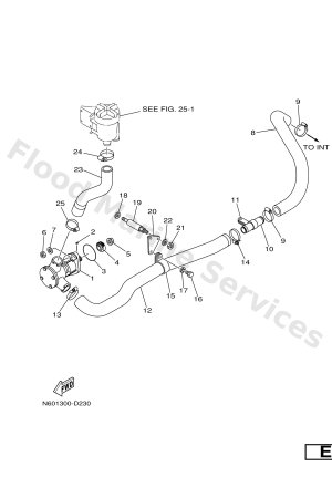 Diagram for SEA WATER PUMP 1