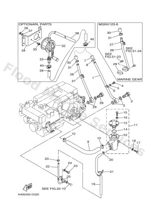 Diagram for OIL DRAIN PIPING