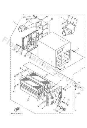 Diagram for INTERCOOLER ASSY