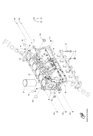 Diagram for CYLINDER BLOCK 2