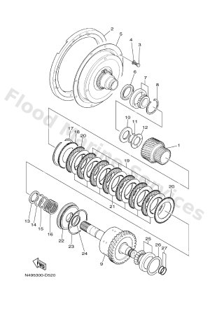 Diagram for INPUT SHAFT (MGNV123-6)