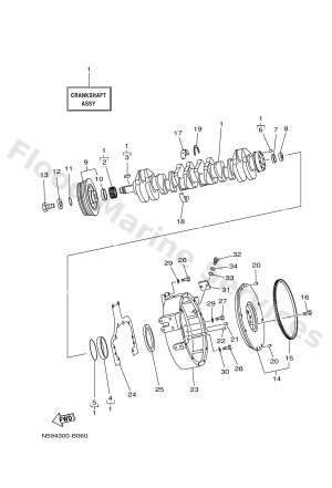 Diagram for CRANKSHAFT