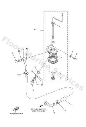 Diagram for WATER SEPARATOR