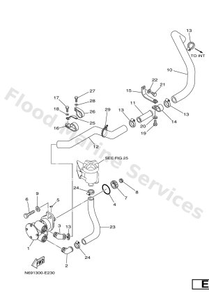 Diagram for SEA WATER PUMP 1