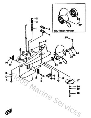 Diagram for Lower Casing & Drive 2