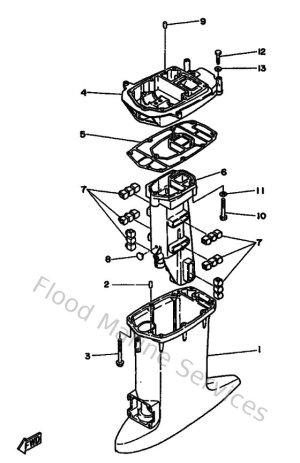 Diagram for Upper Casing