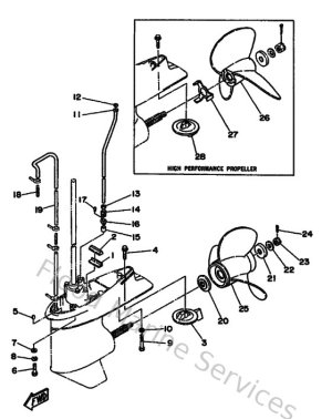 Diagram for Lower Casing & Drive 2