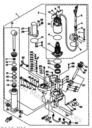 Diagram for Power Trim & Tilt Assy