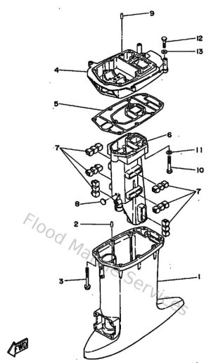 Diagram for Upper Casing