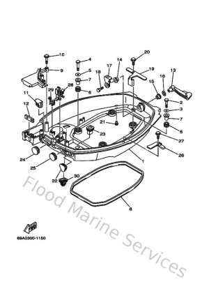 Diagram for Bottom Cowling