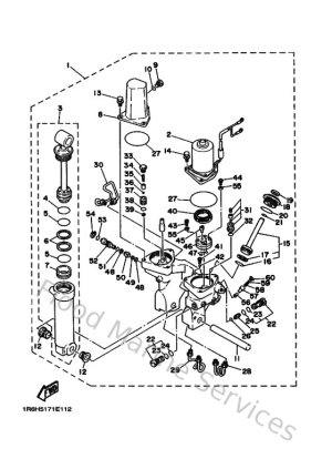 Diagram for Power Trim & Tilt Assy
