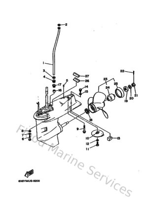 Diagram for Lower Casing & Drive 2 (USA)