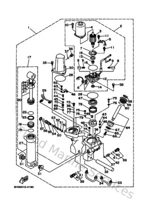 Diagram for Power Trim & Tilt Assy 2