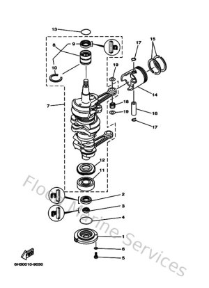 Diagram for Crankshaft & Piston