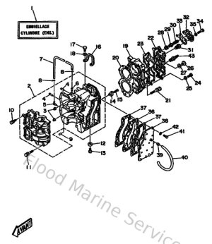 Diagram for Cylinder & Crankcase