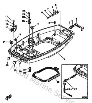 Diagram for Bottom Cowling