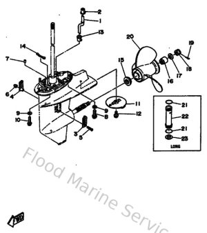 Diagram for Lower Casing & Drive 2