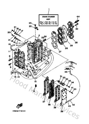 Diagram for Cylinder & Crankcase