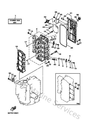 Diagram for Cylinder & Crankcase 2