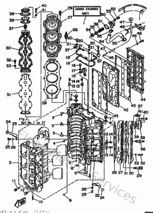 Diagram for Cylinder & Crankcase