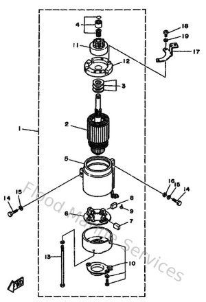 Diagram for Starting Motor
