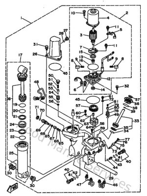 Diagram for Power Trim & Tilt Assy