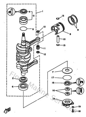 Diagram for Crankshaft & Piston