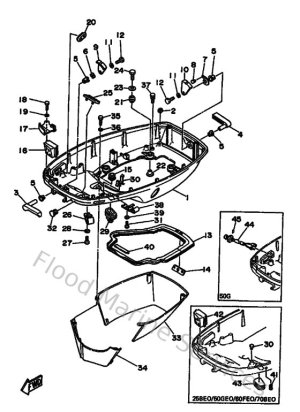 Diagram for Bottom Cowling